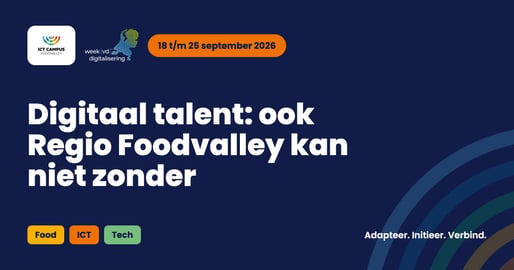 Digitaal talent: ook Regio Foodvalley kan niet zonder